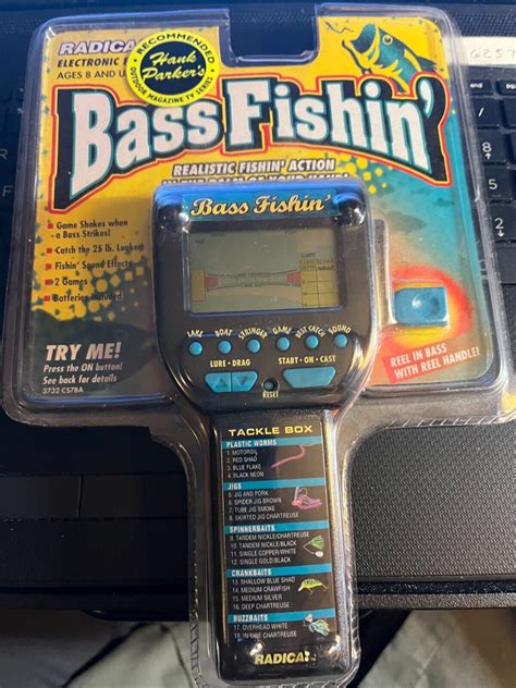 radica bass fishin game instructions|Radica Bass Fishing / Handheld Fishing Game / Electronic.
